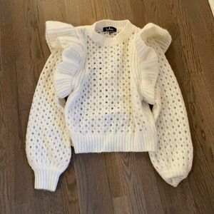 Lulus XS puff sleeve sweater